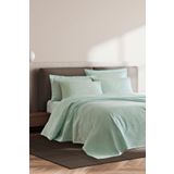 Enlora Home Plain Düz Renk Pike Takımı Tek Kişilik Mint