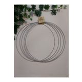 Enludo Metal Makrome Çember 40 Cm 5li Set Galvanizli Kasnak Halka Düş Kapanı
