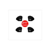 Enma Life 4Lü Siyah Chef Baskılı Ayarlanabilir Aşçı Şapkası- Chef Baskılı Şapka