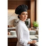 Enma Life Ayarlanabilir Siyah Aşçı Şapkası