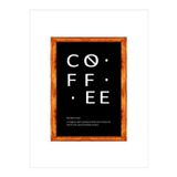 Enma Life Çay Kahve Köşesi Duvar Dekoru Coffee Noun Magical Siyah Zeminli Ahşap Çerçeveli Tablo