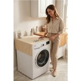 Enma Life Krem Laundry Çamaşır Makina Örtüsü, Makina Üstü Örtü