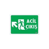 Ennalbur Acil Çıkış Uyarı Levhasi 25X35 Kod: 947