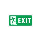 Ennalbur Exit Sol Uyarı Levhası 17,5 x 25 cm KOD:950