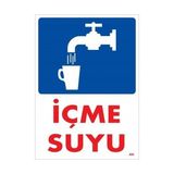 Ennalbur Içme Suyu Uyarı Levhası 25X35 KOD:408