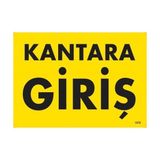 Ennalbur Kantara Giriş Uyarı Levhası 25X35 KOD:1578