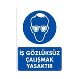 Ennalbur PVC 25x35 3 İkaz Levhası