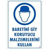 Ennalbur PVC 25x35 48 İkaz Levhası