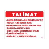Ennalbur Pvc İkaz Levhası 25X35 Kod:1418