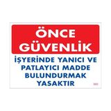 Ennalbur Pvc İkaz Levhası 25X35 Kod:880