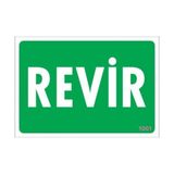 Ennalbur Revir Uyarı Levhası 17,5X25 KOD:1001