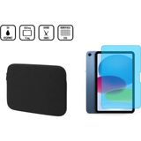 Ennar Apple iPad Air 2 9.7" Tablet Uyumlu Tablet Kılıfı Çantası ve Ekran Koruyucu - Siyah