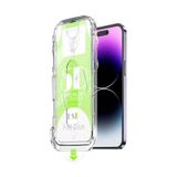 Ennar Apple İphone 14 Pro Uyumlu Kolay Uygulama Aparatlı Tam Kapatan Kırılmaz Cam Ekran Koruyucu