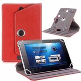Ennar Polypad İ8 Pro 4 Android - 8" Tablet Uyumlu Standlı Üniversal Kapaklı Tablet Kılıfı Kırmızı Kırmızı