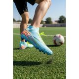 Enoch Bilekli Profesyonel Çim Saha Krampon Futbol Spor Ayakkabısı - Turkuaz - Yeşil