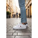 Enoch Erkek Arma Nakışlı Düz Taban Sade Günlük Casual Spor Ayakkabı Sneaker - Beyaz