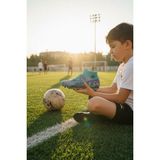 Enoch Erkek Çocuk Bilek Destekli Grafik Desenli Çivili Futbol Kramponu - Mavi