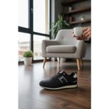 Enoch Erkek Deri Görünümlü Retro Spor Ayakkabı - Günlük Klasik Sneaker
