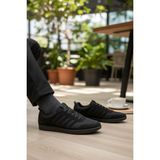 Enoch Erkek File Detaylı Çoklu Şeritli Günlük Spor Ayakkabı Sneaker - Siyah