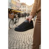 Enoch Erkek Günlük Spor Ayakkabı Düz Tabanlı Sneaker Tırtıklı 3 Şeritli Retro Model