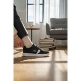 Enoch Erkek Günlük Spor Ayakkabı - Fileli Yazlık Rahat Sneaker - Siyah - Beyaz