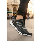 Enoch Erkek Racing Detaylı Yüksek Tabanlı Ortopedik Günlük Spor Ayakkabı Sneaker