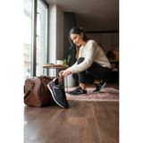 Enoch Erkek Retro Spor Ayakkabı - Günlük Koşu ve Yürüyüş Sneaker - Siyah - Beyaz
