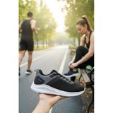Enoch Erkek Spor Ayakkabı Çift Dokulu Sneaker Modern Tasarım Yürüyüş Ve Koşu Modeli