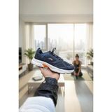 Enoch Erkek Spor ve Yürüyüş Ayakkabısı Tam Ortopedik Tabanlı Kalın Tabanlı Retro Dad Shoe - Lacivert