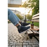 Enoch Erkek/unisex Beyaz Yürüyüş ve Fitness Ayakkabısı - Hafif Taban Spor Sneaker - Lacivert