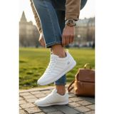 Enoch Erkek/unisex Beyaz Yürüyüş ve Fitness Ayakkabısı - Hafif Taban Spor Sneaker