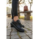 Enoch Kadın Siyah Platform Tabanlı Sneaker Ortopedik Günlük Rahat Spor Ayakkabı