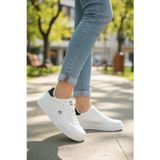 Enoch Kadın Spor Ayakkabı Amblem Detaylı Ve Ortopedik Düz Tabanlı Casual Sneaker