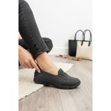 Enoch Kadın Triko Full Ortopedik Şeker Hastalarına Uygun Günlük Kullanım Yürüyüş Sneakers Ayakkabı - Füme