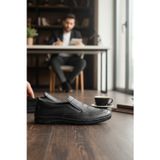 Enoch Shoes Enoch Hakiki Deri El Dikişli ve Lazer Kesim Delikli Erkek Casual Loafer Ayakkabı