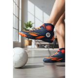 Enoch Shoes Enoch Profesyonel Bilekli Çoraplı Grafik Desenli Halı Saha Ayakkabısı