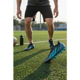 Enoch Shoes Enoch Şerit Detaylı Siyah Mavi Profesyonel Çim Zemin Krampon