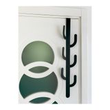 Enova Art Kaktüs Figürlü Metal Kapı Arkası Askılık 75 cm - Siyah