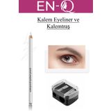 ENQ 2'li Göz Makyaj Set Waterprof Göz Kalemi ve Kalemtraş