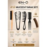 ENQ 4’LÜ Mucizevi Tarak Seti Saç Şekillendirme Hacim, Şekil ve Kusursuz Görünüm Bir Arada!