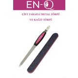 ENQ El ve Ayak Tırnak Törpüsü Paslanmaz Çelik Çift Taraflı ve Kağıt Törpü