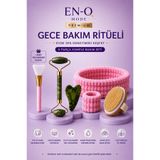 ENQ Gece Bakım Seti 6 Parça – Jade Roller Gua Sha Saç Bandı Bileklik Maske Fırçası At Kılı Fırça + Yüz Maskesi Hediyeli