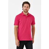 ENQUE Erkek Basic Polo Yaka Düz Comfort Pembe Tişört
