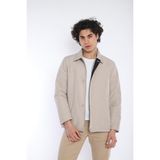 Enrico Baselli Pamuklu Safari Yazlık Erkek Mont - 3XL - Taş