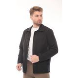 Enrico Baselli Pamuklu Safari Yazlık Mevsimlik Erkek Mont - 3XL - Siyah