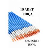 ENS HOBBY TUVAL 10 Adet Fırça, Sulu Boya, Akrilik Boya, Guaj Boya, Yağlı Boya, Resim Boyama, Workshop Etkinlik