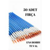 ENS HOBBY TUVAL 50 Adet Fırça, Sulu Boya, Akrilik Boya, Guaj Boya, Yağlı Boya, Resim Boyama, Workshop Etkinlik
