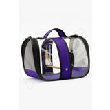 ENS PLASTİK Kuş Taşıma Çantası Suluklu Tünekli 32x22x20 Büyük Boy 1. Kalite, Mor