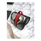 ENS PLASTİK Kuş Taşıma Çantası Suluklu Tünekli 32x22x20 Orta Boy 1.kalite- - Kırmızı