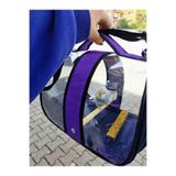 ENS PLASTİK Kuş Taşıma Çantası Tünekli ve Suluklu 32x22x20 (Kuş Kafesi Olan Çanta)